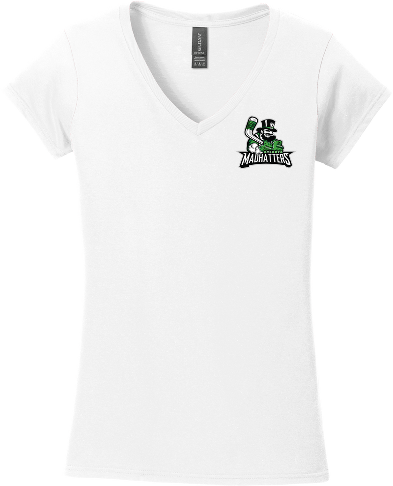 Atlanta Madhatters Softstyle Ladies Fit V-Neck T-Shirt