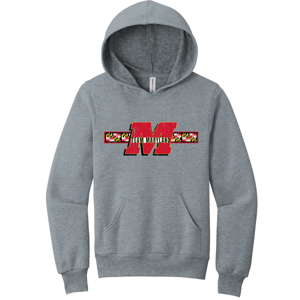 Team Maryland Youth Sponge Fleece Pullover Hoodie