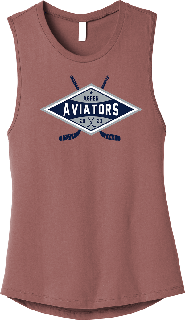 Aspen Aviators Womens Jersey Muscle Tank