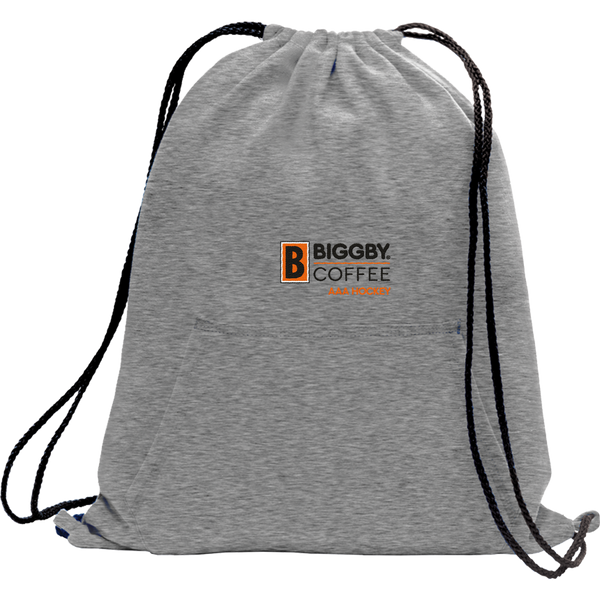 Biggby Coffee AAA Core Fleece Sweatshirt Cinch Pack