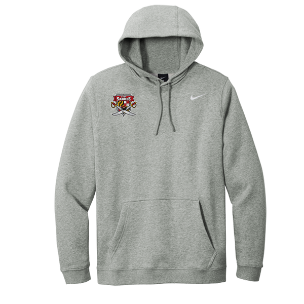 SOMD Lady Sabres Nike Club Fleece Pullover Hoodie