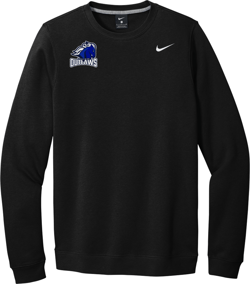 Brandywine Outlaws Nike Club Fleece Crew