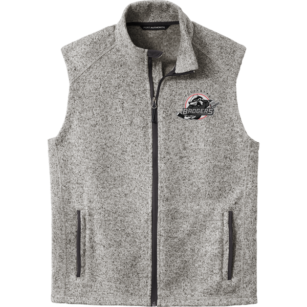Allegheny Badgers Sweater Fleece Vest
