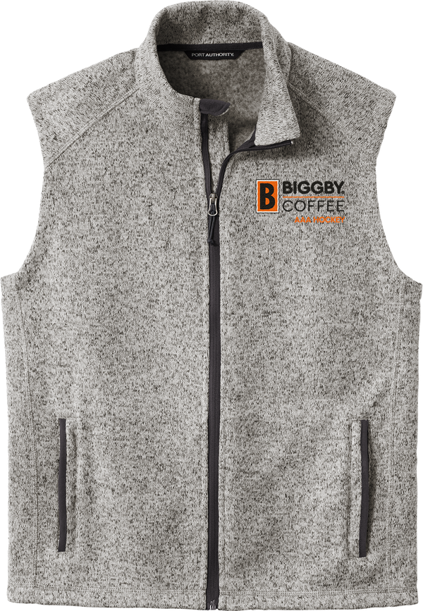 Biggby Coffee AAA Sweater Fleece Vest