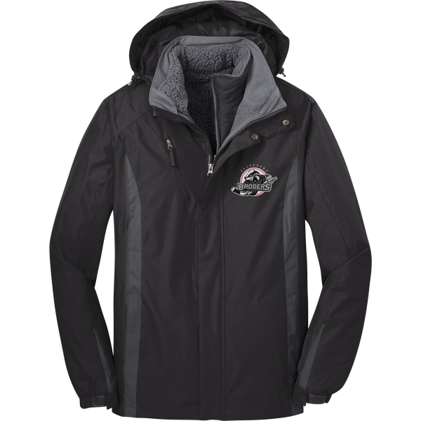 Allegheny Badgers Colorblock 3-in-1 Jacket