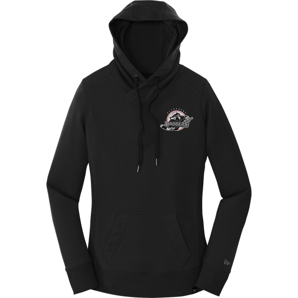 Allegheny Badgers New Era Ladies French Terry Pullover Hoodie