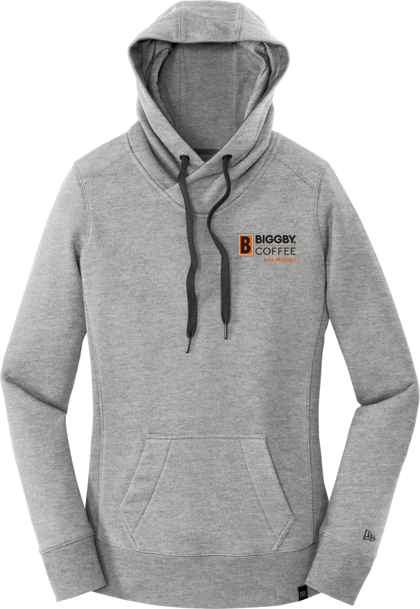 Biggby Coffee AAA New Era Ladies French Terry Pullover Hoodie