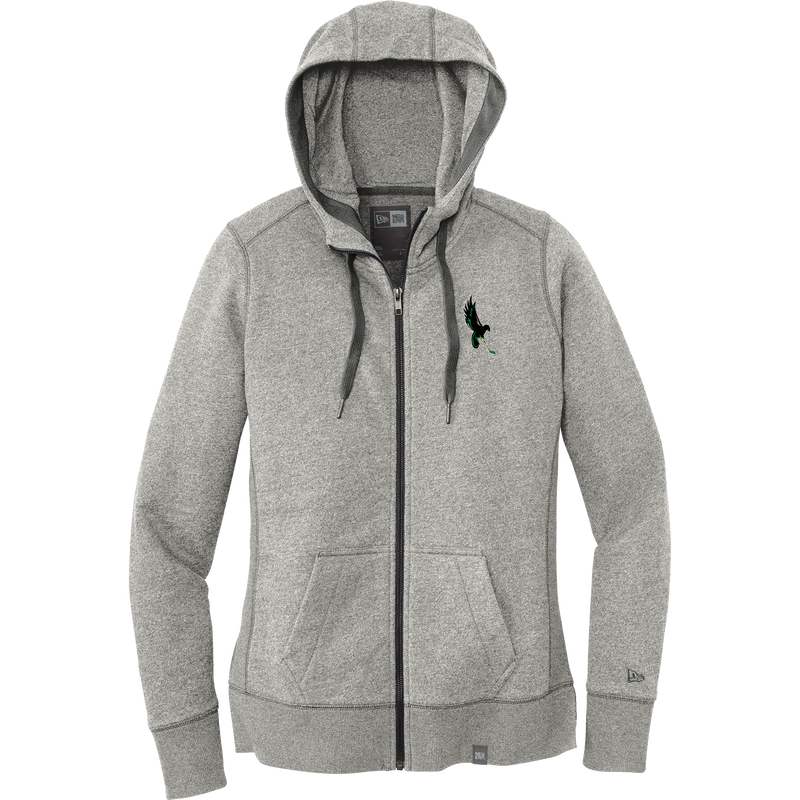 Wilmington Nighthawks New Era Ladies French Terry Full-Zip Hoodie