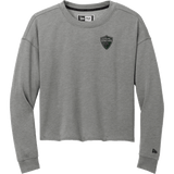 Lansing Spartans New Era Ladies Tri-Blend Fleece Crop Crew