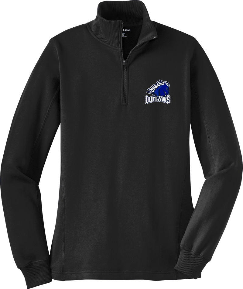 Brandywine Outlaws Ladies 1/4-Zip Sweatshirt