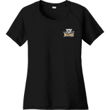Biggby Bulldogs Tier 2 Ladies PosiCharge Tri-Blend Wicking Scoop Neck Raglan Tee