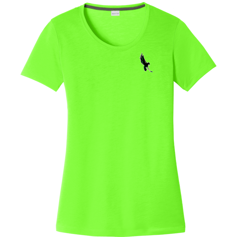 Wilmington Nighthawks Ladies PosiCharge Competitor Cotton Touch Scoop Neck Tee