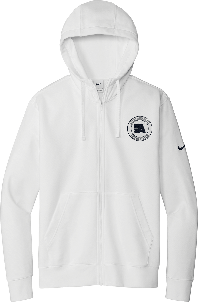 Aspen Aviators Nike Club Fleece Sleeve Swoosh Full-Zip Hoodie