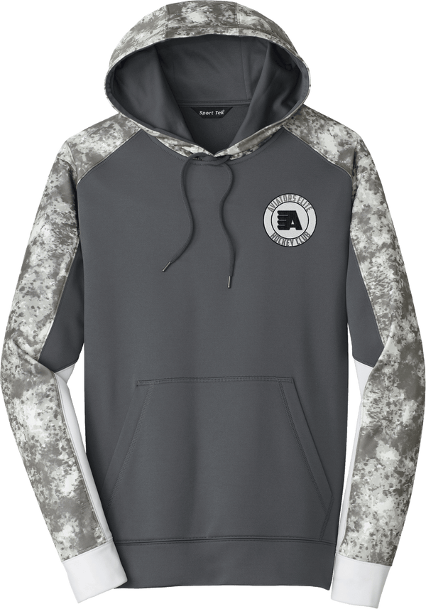 Aspen Aviators Sport-Wick Mineral Freeze Fleece Colorblock Hooded Pullover