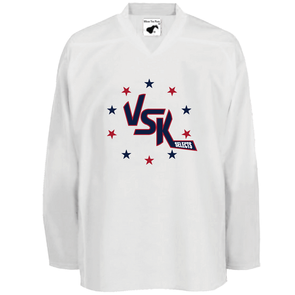 VSK Selects Youth Goalie Practice Jersey - White
