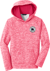 Aspen Aviators Youth PosiCharge Electric Heather Fleece Hooded Pullover