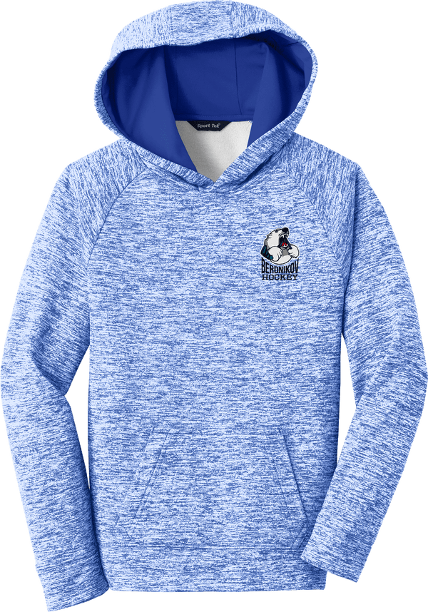 Berdnikov Bears Youth PosiCharge Electric Heather Fleece Hooded Pullover